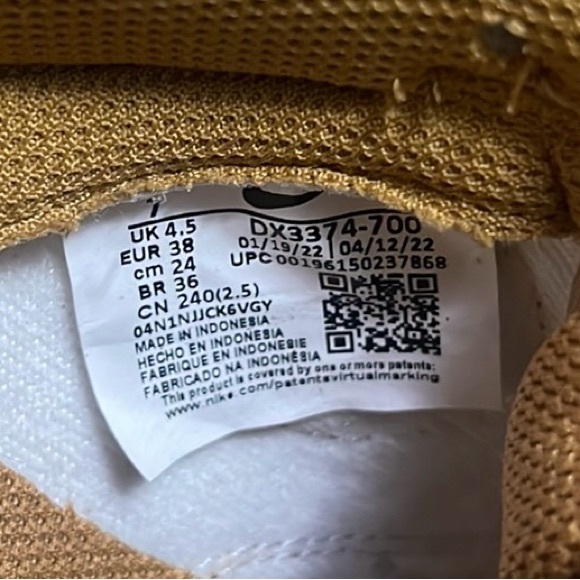 Nike Dunk Low Quilted, women’s size 7 - Picture 7 of 7